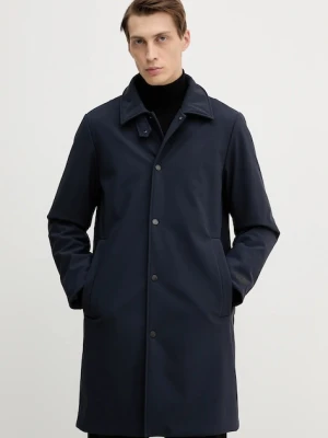 Trussardi płaszcz kolor granatowy 8023M000006N