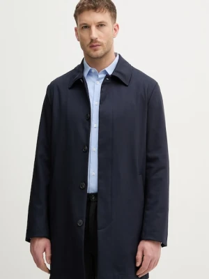 Trussardi płaszcz z dodatkiem wełny