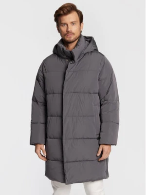 Trussardi Płaszcz zimowy Memory 52S00742 Szary Regular Fit