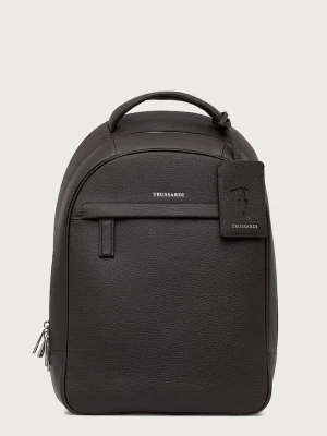 Trussardi plecak męski skórzany brązowy