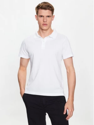 Trussardi Polo Emboidered 52T00712 Biały Regular Fit