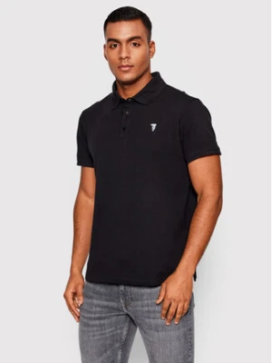 Trussardi Polo Piquet 52T00597 Czarny Regular Fit