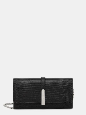 Trussardi portfel skórzany damski kolor czarny I618E200079N