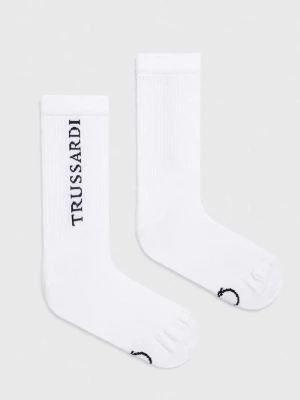 Trussardi skarpetki biały