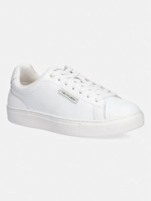 Trussardi sneakersy skórzane biały