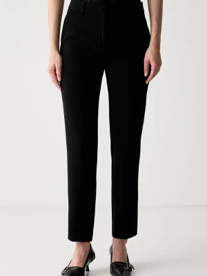 Trussardi spodnie garniturowe damskie czarny