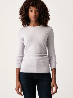 Trussardi sweter damski wełniany szary