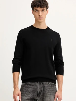 Trussardi sweter męski kolor czarny lekki M0168000018N
