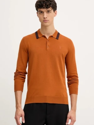 Trussardi sweter męski kolor pomarańczowy lekki M0198000021N