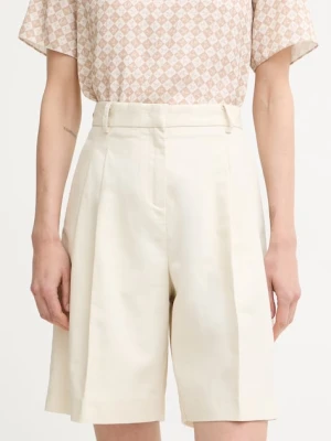 Trussardi szorty damskie z lnem