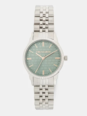 Trussardi T-BENT srebrny