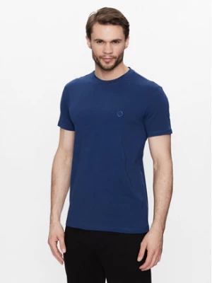Trussardi T-Shirt 52T00715 Niebieski Regular Fit