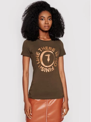 Trussardi T-Shirt 56T00382 Zielony Slim Fit