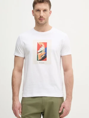 Trussardi t-shirt bawełniany biały