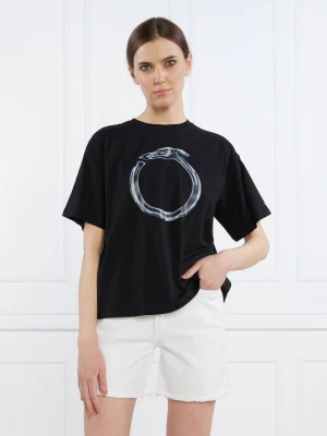 Trussardi T-shirt GREYHOUND HEATMAP PRINT COTTON JERSEY 30/1 | Relaxed fit