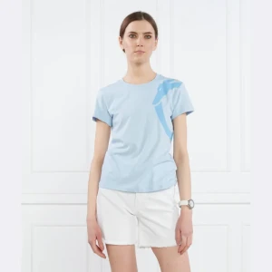 Trussardi T-shirt GREYHOUND SHOULDER PRINT COTTON JERSEY 30/1 | Regular Fit