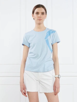 Trussardi T-shirt GREYHOUND SHOULDER PRINT COTTON JERSEY 30/1 | Regular Fit