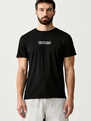 Trussardi T-shirt męski bawełniany