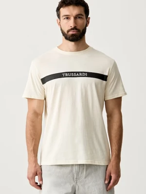 Trussardi T-shirt męski bawełniany