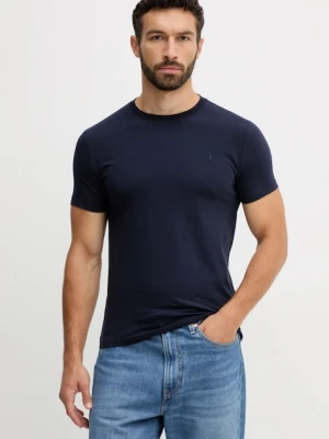 Trussardi t-shirt męski kolor granatowy gładki G0228000042N