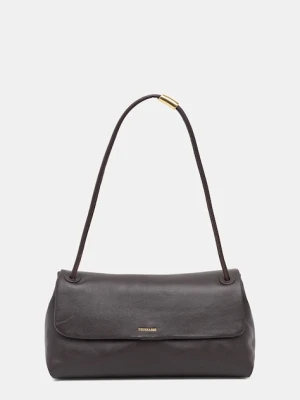 Trussardi torebka skórzana kolor brązowy Z611E005988N