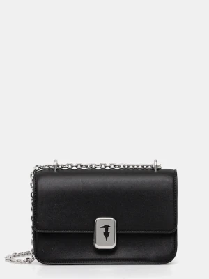 Trussardi torebka skórzana kolor czarny Z603E005980N