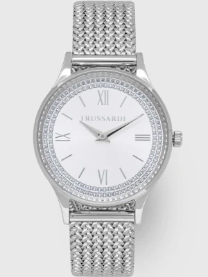 Trussardi zegarek srebrny