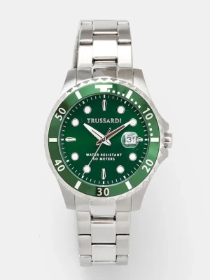 Trussardi zegarek srebrny