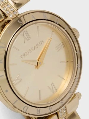 Trussardi zegarek damski kolor złoty R2453145508