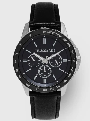 Trussardi zegarek męski kolor czarny R2451153002