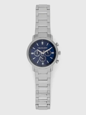 Trussardi zegarek męski kolor srebrny R2453147013