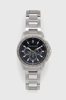 Trussardi zegarek męski kolor srebrny R2453153004
