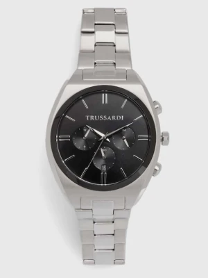 Trussardi zegarek męski kolor srebrny R2453159002