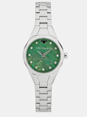 Trussardi zegarek METROPOLITAN damski kolor srebrny R2453159507