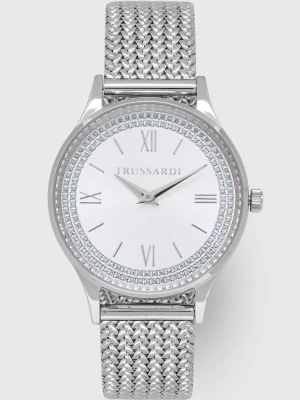 Trussardi zegarek srebrny