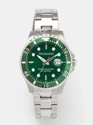Trussardi zegarek srebrny