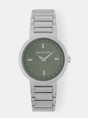 Trussardi zegarek T-BRIDGE damski kolor srebrny R2453171509