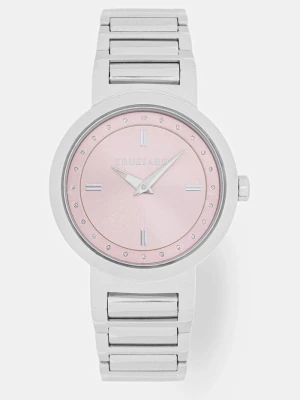 Trussardi zegarek T-BRIDGE srebrny