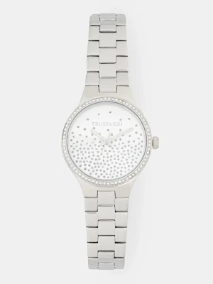 Trussardi zegarek T-ESSENZA srebrny