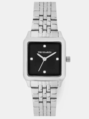 Trussardi zegarek T- FORMA srebrny