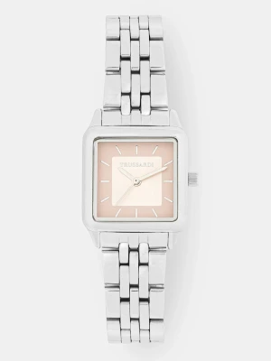 Trussardi zegarek T- FORMA srebrny