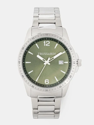Trussardi zegarek T-HAWK męski kolor srebrny R2453153007