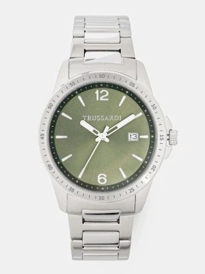 Trussardi zegarek T-HAWK srebrny
