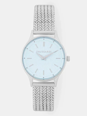 Trussardi zegarek T-STAR damski kolor srebrny R2453152515