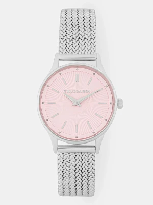 Trussardi zegarek T-STAR srebrny