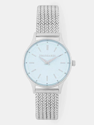 Trussardi zegarek T-STAR srebrny