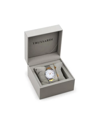 Trussardi Zestaw zegarek i bransoletka R2453170503 Srebrny