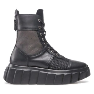 Trzewiki AGL Blondie High D943507PGKZ098F970 Czarny