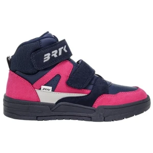 Granatowo różowe trzewiki dla dziewczynki z mikrofibry i materiału tekstylnego Bartek 88000-16