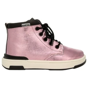 Dziewczęce trzewiki Bartek w kolorze metalicznego rozu 1112107
